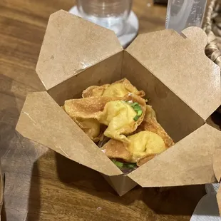 Crab Rangoon (crab and cheese wontons)