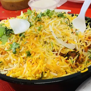 Special chicken biryani