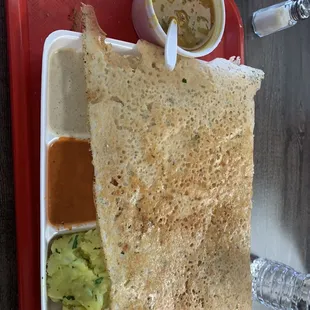 Rava Masala Dosa