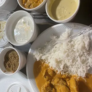 Chicken Curry this is just part of the first timer meal