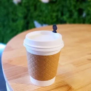 Maz Latte with oat milk - mazapan candy, chocolate, hazelnut and espresso