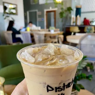 Pistachio latte - delish