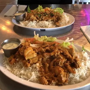 Butter Chicken and Masala Chicken