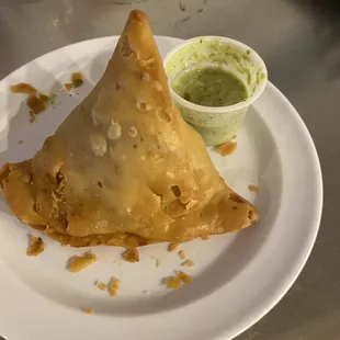 Samosa - hot, fresh, crispy, delicious!