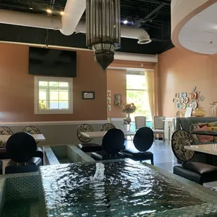 sushi and sashimi, interior