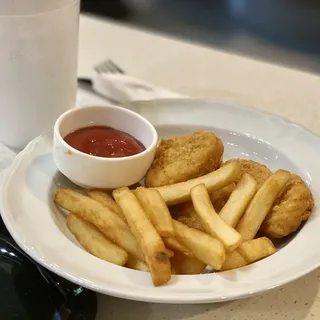 Chicken nuggets with Fries