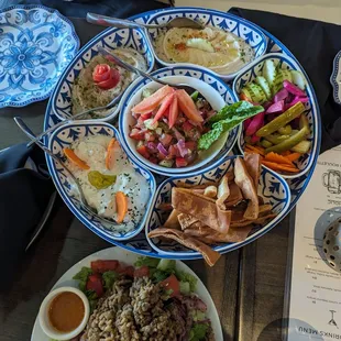 Grilled mazah platter - just the appetizers