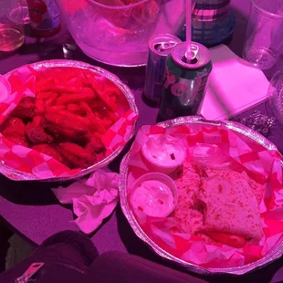 Old bay wings &amp; chicken quesadilla 10/10. Great service too