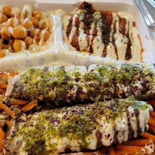 Kabuli kabab platter