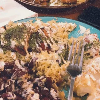 Salmon Kebab Platter