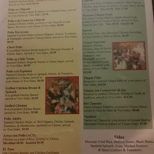 Menu page 3