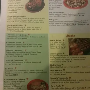 Menu page 2