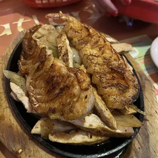 Fajitas (for Two) - chicken and shrimp!