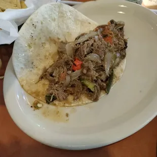 Shredded Beef Taco