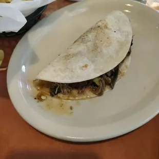 Shredded Beef Taco