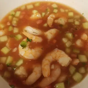 That's about 8 shrimps. Skip this place. Go to perihuete! Better quality and value for your price.