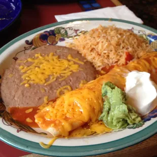 Deluxe Enchilada Grande (with Chicken)