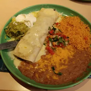 Carne Asada burrito from Mazatlan Restaurant.