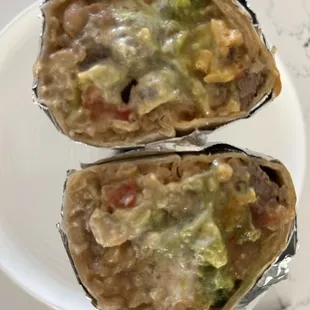 Super carne asada burrito