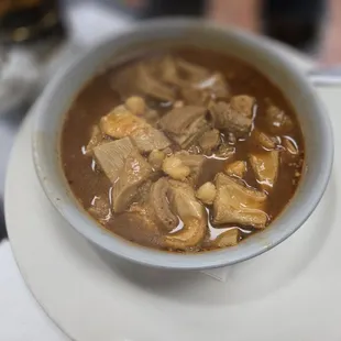 Nice big bowl of menudo