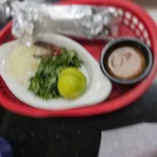 Side dish for menudo