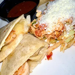 Quesadilla de camaron