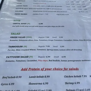 The menu is fantastic!! Eat here!!