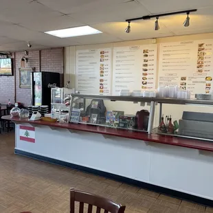 Menu and Ordering area