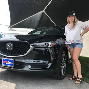 Congratulations Mrs. Samantha Walker on your 2020 Mazda CX-5
