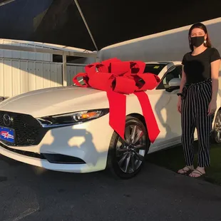 Congratulations Mrs. Cassandra Ozuna on your 2020 Mazda3