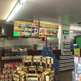 a view of the inside of a grocery store