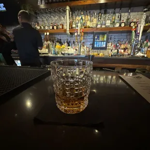 Bourbon.... Neat!