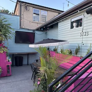 Outside seating