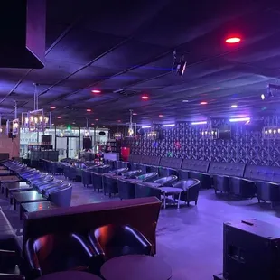 the interior of mazika hookah lounge