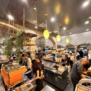 Prep area And the restaurant
