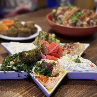 Falafel Mezza Sampler