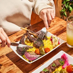 Juicy Lamb chops bbq