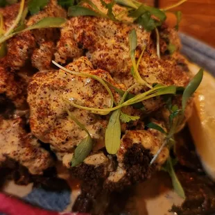 Roasted cauliflower