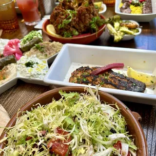 Falafel Mezza Sampler