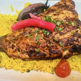 Grilled Salmon Plate