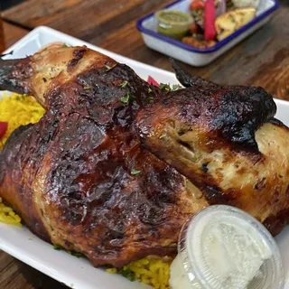 Garlic Rotisserie Chicken Plate