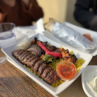 Double Kebab Plate