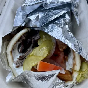 Lamb Kebab Wrap