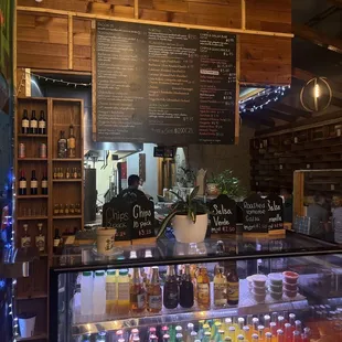 Menu and Ordering Area