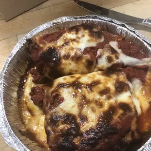 Lasagna was really good. They have great sauce.