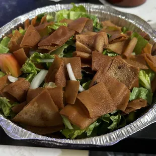 Fatouch salad (no dressing)