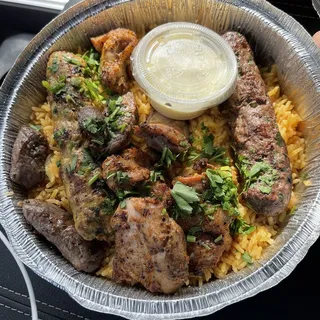 Lamb Kabab Platter