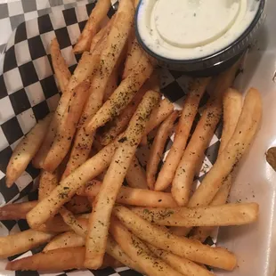 The best french fries I've had from a pizza place and some of the best fries from a fast food place. Outstanding!