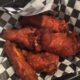 Buffalo wings Mach 2. Not that hot, go for a Mach 3 or 4.