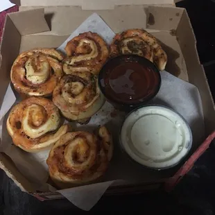 Pepperoni rolls ~ marinara &amp; ranch